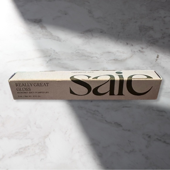 NIB Saie Really Great Gloss In Shade: Fresh - Lip Plumping Non-Sticky Gloss - Picture 3 of 6